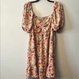 Floral Puff Sleeve Dress